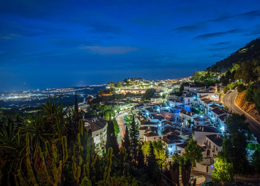 Park and fortress area in Mijas Pueblo with open views