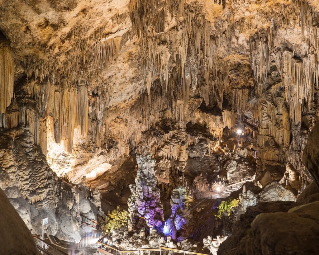 Inside the Nerja caves